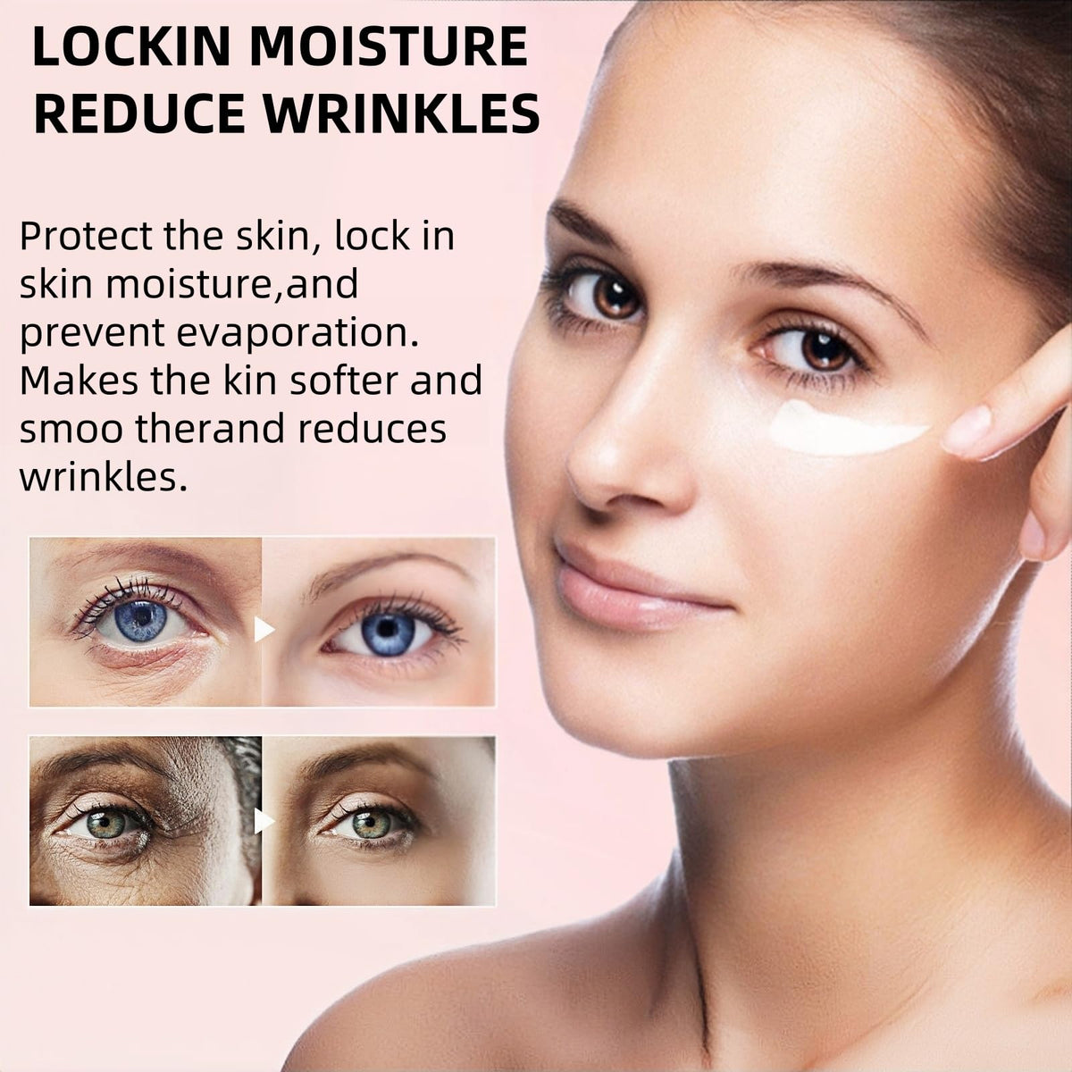 Fankayi Eyelift Serum Mango Revitalize Eye Cream,Mango Activating And Firming Eye Cream,Hyaluronic Acid Repair Cream,Dark Circle Ey-e Crea-m,Ey-e Cream for Dark Circles,Eye Crea-m for Puffy Eyes,Ey-e Bag