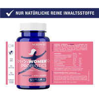 Probiotics for Women by Nordwise - Upgrade Your Gut Health I Pure Vegan Formula I Effective 5 Billion CFU I Made in EU I 60 Capsules I 2-Month Supply