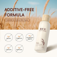 OKAQEE Rice Toner for Face - Milky Toner with 94.4% Rice Extract & Niacinamide - Skincare to-ner for Even Skin Tone - Hydrating Ri-ce Facial to-ner Serum - Gentle, pH-Balanced for Sensitive, Dry & Dull Skin