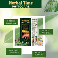 Herbal Time Phytocare Permanent Hair Dye Color Beige Blonde 9B | Professional Natural Hair Dye Kit | Nourish and Protect Your Hair | Ammonia, PPD and SLS Free | 124.5 ml