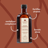 Nature Spell Pumpkin Oil for Hair, for All Hair Types, Vegan, 150ml
