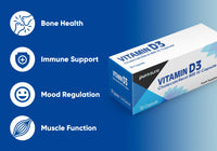 Vitamin D3 800 IU - 30 Capsules - High Potency, Easy to Swallow Pure Vitamin D Softgel Capsules - Vitamin D3 Supplements Helps Boost Health and Immune System