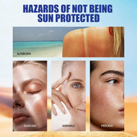 Siyinzu Sun Cream SPF 100,Sunscreen SPF 100+ PA+++,UVB/UVB High Protection SP/F 100 Face Moisturiser,Broad Spectrum Uv Protection For Face/Body,Waterproof Fac/e Sunscreen,Non-Greasy Suncream Factor 100