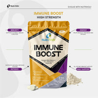 NutriVolv Immune Boost - Full of Vitamin C, D3, Zinc, and Selenium High Strength Healthcare Pills for Men and Women -120 Tablets