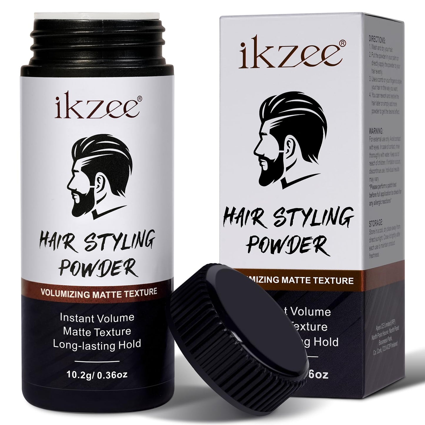 IKZEE Hair Styling Powder, Hair Texturizing Powder, Texture Powder for Hair, Long-lasting Hold, Matte Texture Hair Powder for Men