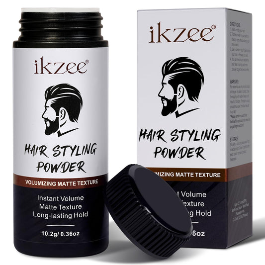IKZEE Hair Styling Powder, Hair Texturizing Powder, Texture Powder for Hair, Long-lasting Hold, Matte Texture Hair Powder for Men