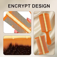 Liameph 2PCS Psoriasis Comb,Dandruff Comb,Double Sided Fine Teeth Comb,with Handle Head Lice Comb,for the Removal of Dandruff Fleas Lice Dandruff and Tangled Hair (Green,Yellow)