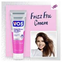 Candybay VO5 Frizz Free Air Dry Cream Controls Frizz, Revives and Tames. Pack of 2, 125ml each.