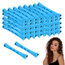 Qianeffort Perm Rods,60Pcs Small Size Perm Curlers,Blue Perming Rods Perm Kit Home Perm Rollers for Women,Perm Rods for Short Hair for Women Men Hairdressing Styling