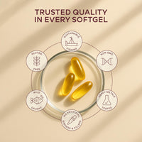 AAVALABS Omega 3 Fish Oil 2000mg per Daily dose (2 softgels) - 1000mg EPA + 500 mg DHA per dose - High Strength Omega 3 Fatty Acids Supplements - Molecularly Distilled - 120 Capsules - 60 Days Supply