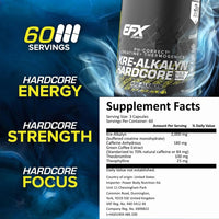 All American EFX Kre Alkalyn Hardcore | Build Muscle & Enhance Performance | Thermogenic pH Correct Creatine Monohydrate Pill Supplement (120 Pills)