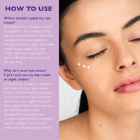 SKINICIAN Ageless Peptide Eye Complex - Anti-Wrinkle Eye Cream with Hyaluronic Acid & Vitamin C - Peptide Serum Eye Cream for Dark Circles - Stimulate Collagen Product - Vegan & Cruelty Free (15ml)