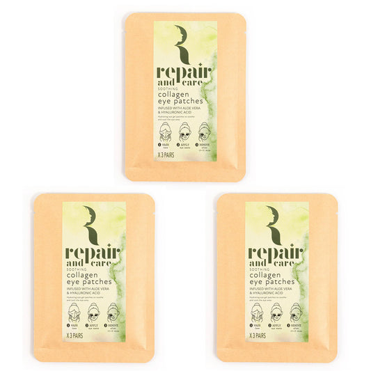 THE SOMERSET TOILETRY COMPANY LIMITED Repair and Care Soothing Collagen Eye Patches (x 3 pairs) TRIO