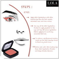 Lola Make Up by Perse Mono Eyeshadow with Natural Ingredients and High Coverage Satin Eye Shadow for Women, Vegan and Cruelty-Free Eye Makeup Cosmetic Palette for All Skin Types, Peach Satin (045)