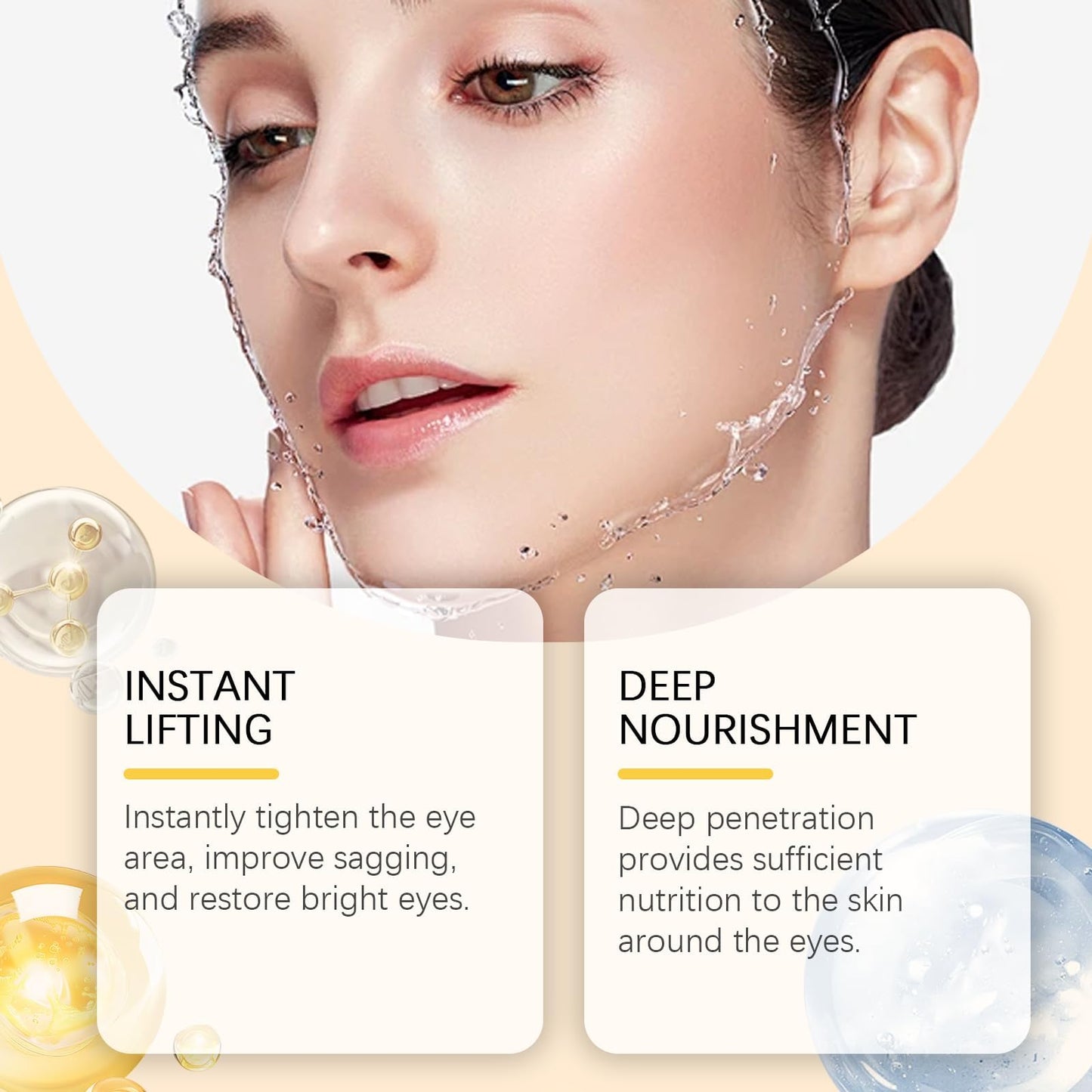 LaluluTek Turmeric Retinol Eye Stick - Under Eye Cream for Dark Circles and Puffy Eyes - Anti Wrinkle and Firming Formula - Reduces the Growth of Fine Lines - Anti Aging - Turmeric Eye Cream Stick