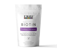 Biotin Hair Growth Supplement, 30-365 Tablets (1 Month to Full Year Supply) Biotin 10,000mcg by FMax5 Supplements (120)