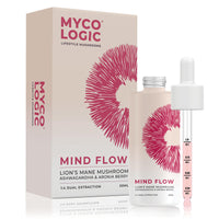MYCO LOGIC LIFESTYLE MUSHROOMS Mycologic High Strength Lions Mane Tincture - 42,500mg 50ml Liquid Drops Functional Mushroom Supplement with Adaptogens Ashwagandha & Super Food Aronia Berry - Cognitive Performance, Memory & Focus