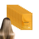 Grospe 10 Pcs Keratin Hair Mask Deep Conditioner Keratin Hair Treatment Mask Instantly Smooth Shiny Deep Nourishing Hair Mask for Dry & Damaged & Frizzy & Colour-Treated Hair