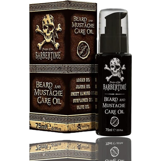 BARBERTIME Beard and Mustache Care Oil | Mens Moisturizes & Condition Beard Oil 75 ml