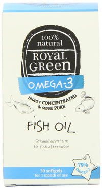 Royal Green Fish Oil Capsules - Pack of 30 Capsules