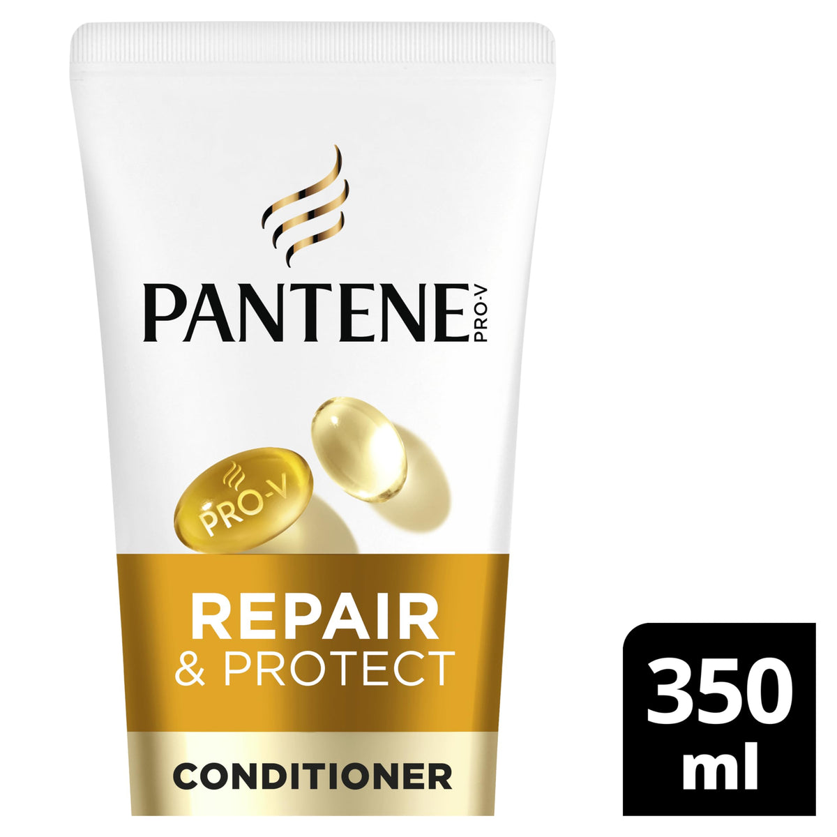 Pantene Pro-V Repair & Protect Hair Conditioner, 2x The Nutrients In 1 Use, Strengthen Hair From Within, For Weak And Damaged Hair, 350ML