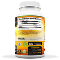 VitaPremium Vitamin C 1500mg per Tablet, High Strength 180 Vegan Tablets, Food Supplement, 6 Month Supply - Made in UK