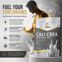 CALIGOLD Health Creatine Monohydrate Powder 250G, Per Serv (5g) - Creatine Monohydrate, 50 Servings
