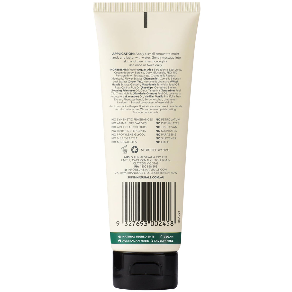 Sukin Mini Facial Cleanser 50 ml