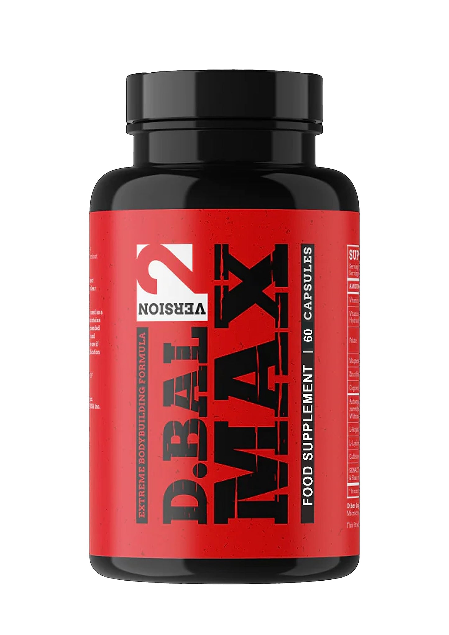 Dido Extreme Supplements D-BAL MAX - Powerful Legal Bodybuilding Supplement - Advanced Performance and Recovery Agent - 60 Capsules