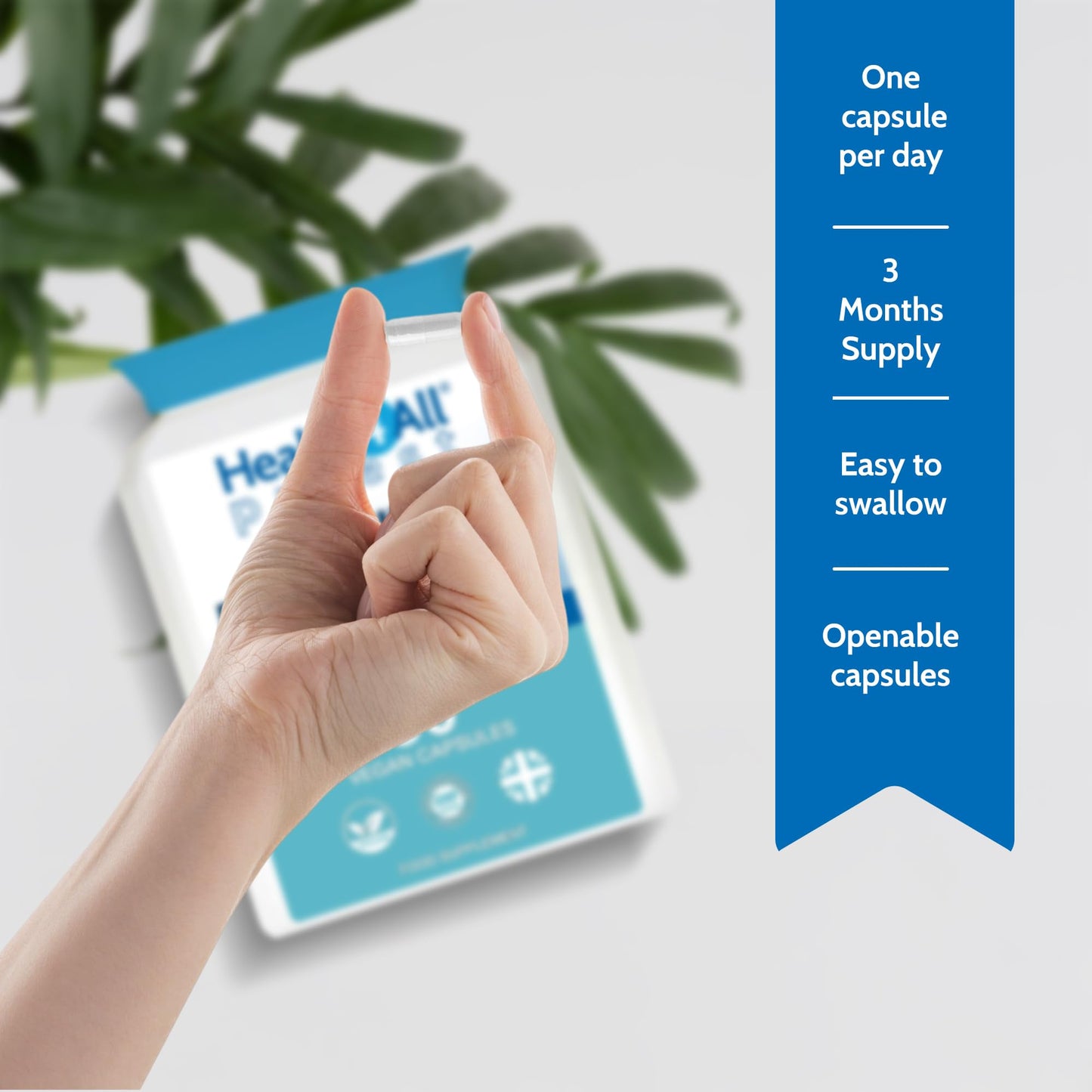 Health4All Calcium D-Glucarate 500mg - Oestrogen Supplements for Women and Men - Hormone Balance Support - 90 Vegan Capsules