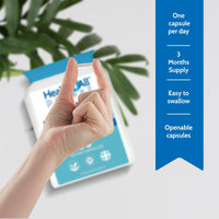 Health4All Calcium D-Glucarate 500mg - Oestrogen Supplements for Women and Men - Hormone Balance Support - 90 Vegan Capsules