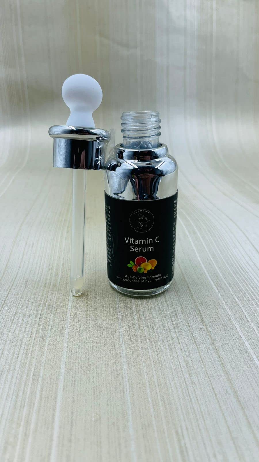 AATMANA ATMANA Vitamin C Serum for Face, Anti Aging Serum with Hyaluronic Acid Hydrating & Brightening Serum for Dark Spots, Fine Lines and Wrinkles, 1.014fl oz, 30ml.