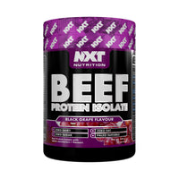 NXT Nutrition NXT Beef Protein Isolate 540g - High Protein Powder in Natural Amino Acids - Paleo, Keto Friendly - Dairy and Gluten Free | 540g (Black Grape)