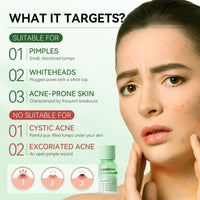 LANBENA Precision Acne Treatment Spot Serum, Drying Lotion, Overnight Acne Treatment For Face, Dry Out Pimples, Blemishes, Zits And Clean Pores, 0.42 Fl Oz (Pack of 1)