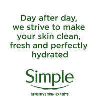 Simple Kind to Skin Cleansing Remove Waterproof Make-up Facial Wipes for Sensitive Skin 25 pc