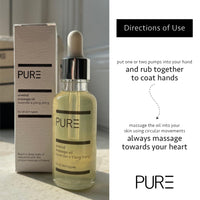 Unwind Body Oil by PURE Spa Skincare - Aromatic Blends of Lavender & Ylang Ylang - 100ml - Helps Reduce Stress & Anxiety and Improves Sleep - Body, Bath, Hair & Massage Oil - 100% Natural and Vegan