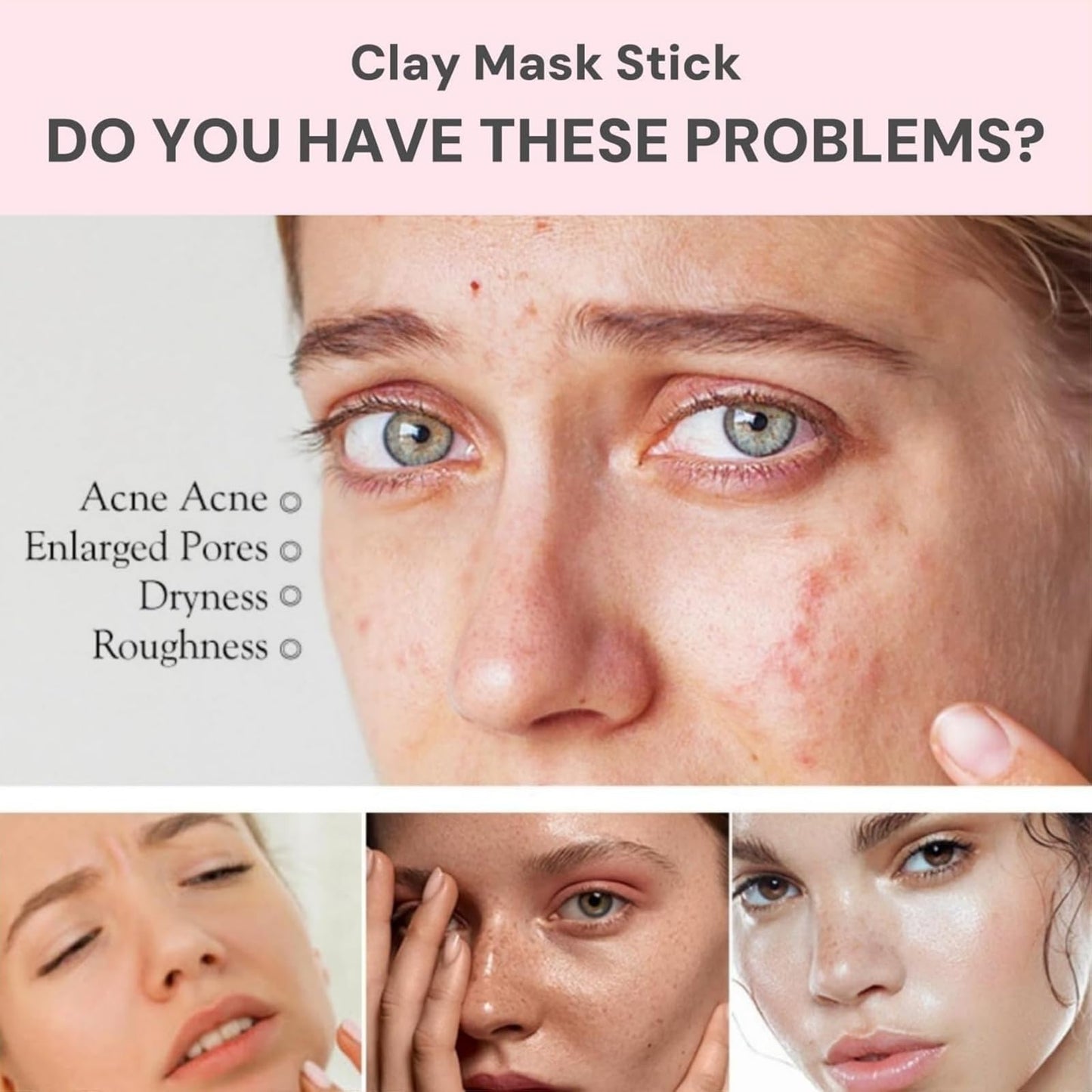 Centella Clay Mask Stick,Centella Poremizing Quick Clay Stick Mask,Deep Cleansing Face Mask,Facial Moisturizing CentellaStick,ClayMask for Pores,Pore Minimizing Deep Cleansing Treatment for Women