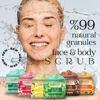 Lorenti Apricot Scrub 500 ML Face & Body | Firming & Radiant Supports Collagen Production Anti Aging and Wrinkle