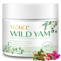 RoongDuuDll Wild Yam Cream for Hormone Balance, Natural Organic Wild Yam Cream for Menopause Relief, Hot Flashes & Night Sweat Decreased, Australia Dr. Barbara Recommended Formula Wild Yam Extract Cream for Women