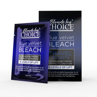 Blonde By Choice Professional Hair Bleach, Blonde by Choice Blue Velvet, Premium Hair Lightener, 9 Levels Of Lift, Inbuilt Blonde Toner, Perfect Bleach Hair Dye for Root Touch up, Highlights, Balayage, Ombre (100g)