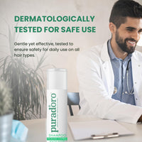 Puradoro Psoriasis Control & Healthy Roots Shampoo – Soothes Itchy, Flaky Scalp with Tea Tree, Aloe Vera, Reduces Redness & Flaking, For Men & Women