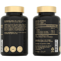 Fish Oil Omega 3 Capsules - High Strength 3000mg - 120 Softgel Capsules - Easy to Swallow & Burpless - Triple Potency DHA 660mg & EPA 990mg - UK Made Omega 3 Supplement - 1000mg Fish Oil per Tablet