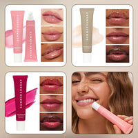 MADGININE 6PCS Lip Butter Balm Lip Balm Vanilla,Mini Lip Balm Set,Used to Soothe Dry and Chapped Lips,Leaving Them Soft,Smooth and Elastic