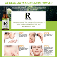 Trendyfave Retinol Serum for Face 2.5% Retinol Intense Serum, Reduce Wrinkle, Fine Line & Dark Circle, Face Serum with Retionl, Hyaluronic Acid, Vitamin C & E, Anti-aging Moisturiser