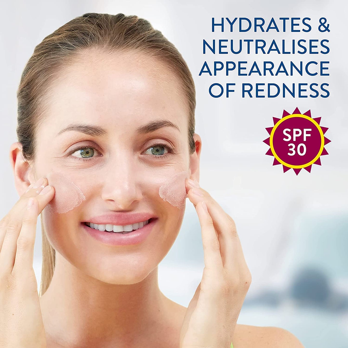 Cetaphil PRO Tinted Moisturising Day Cream SPF 30, 50ml, Face Sun Cream For Sensitive & Redness Prone Skin, Vegan Friendly