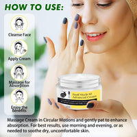 Snail Mucin 92% Advanced Cream Face Moisturizer, Deep Hydration & Nourishment Repair Cream, Advanced Cream for Dry & Sensitive Skin, Face & Neck Cream for All Skin Types, 100g / 3.52oz