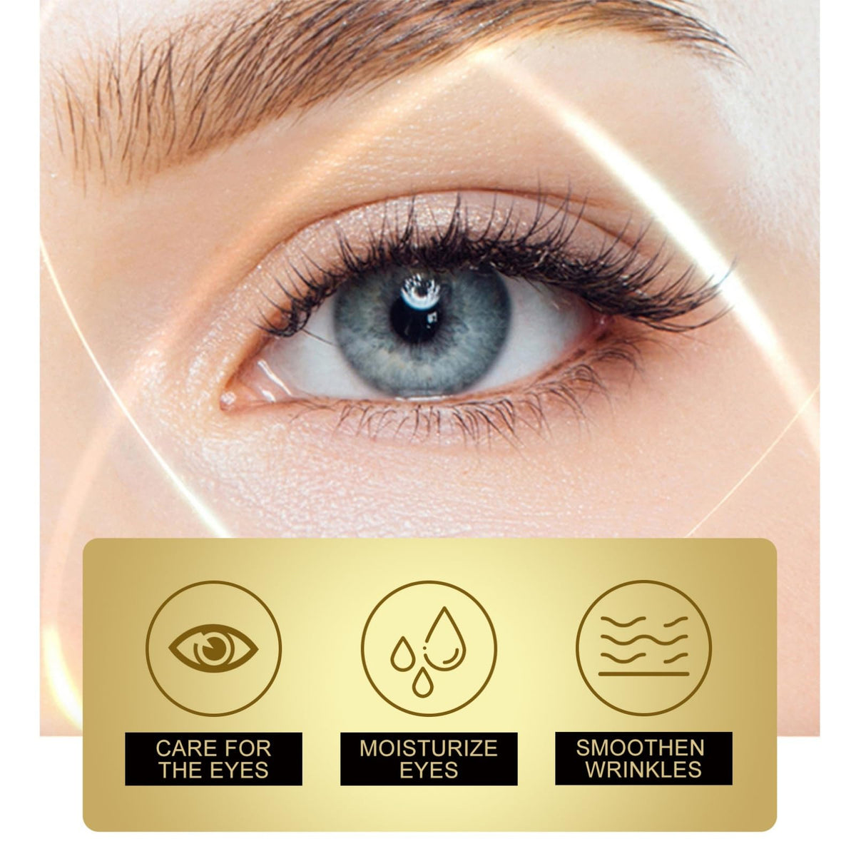 SingHao 2 Pcs Lutein Eye Essence Oil,Lutein Eye Wrinkle Essence Oil,Vitamin C Lutein E/ye Essen/ce O/il,Vc E/ye Wrinkle Essen/ce O/il,Lu/tein Essential O/il,L/utein Rollerball Ess/ence,E/ye Bags Remover