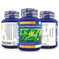 SOYA Isoflavones 3000mg, 6000mg Daily Dose. 120 Vegan Capsules, 2 Months Supply