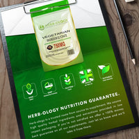 Herb-ology.co.uk Nature's Technology Herb-Ology Magnesium Glycinate Capsules | 120 Vegan Capsules | Magnesium Supplements | 750mg per Capsule | Highly Bioavailable, Dairy Free & Manufactured in The UK