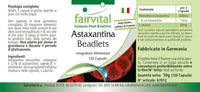 Fairvital | Astaxanthin 15mg per Day - HIGH Dosage - 120 Capsules - microencapsulated in AstaPure® beadlets